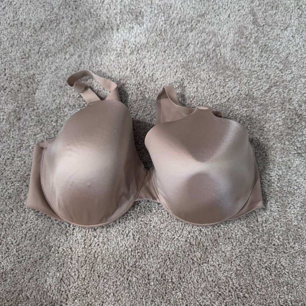 Soma Vanishing Back Full Coverage Underwire Bra Women's Size 40D Glossy Beige